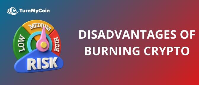 Disadvantages of burning crypto